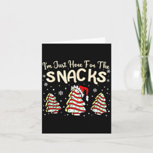 Cartão Estou Aqui Apenas Para Os Biscoitos De Natal Debbi