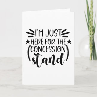 Cartão Estou aqui para o comando