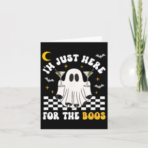 Cartão Estou aqui pelo Bebê do Boos Halloween Marti