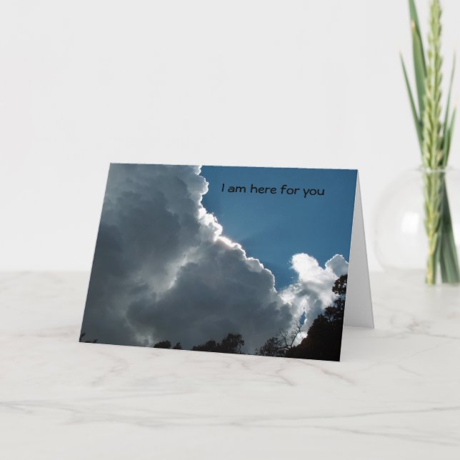Cartão Estou aqui por você (Frente)
