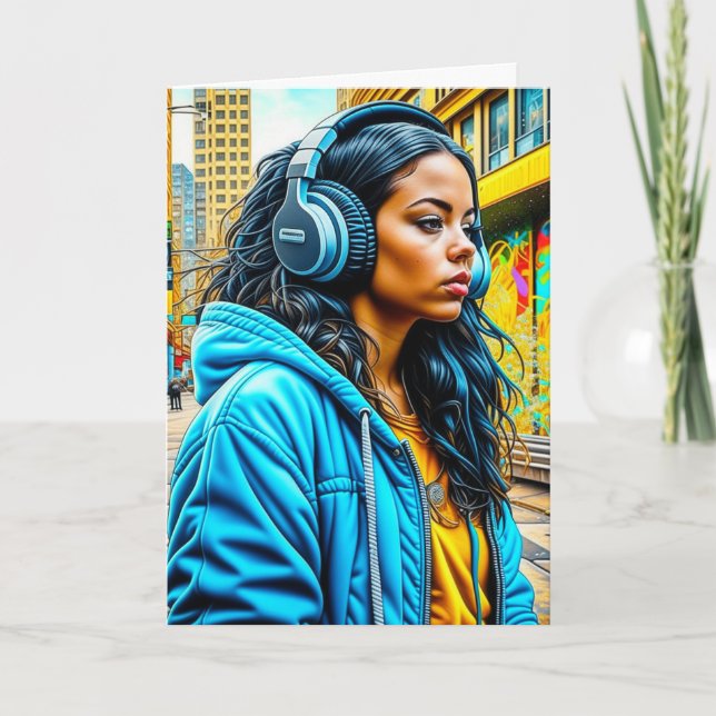 Cartão Estou aqui se precisar de mim, só Holla (Frente)