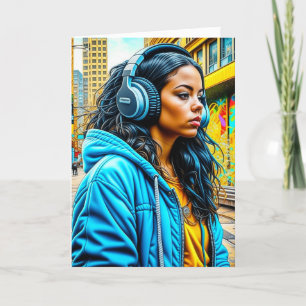 Cartão Estou aqui se precisar de mim, só Holla