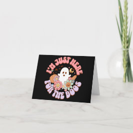 Cartão Estou Aqui Só Pelos Vaias