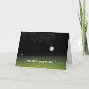 Cartão "Estou com você no Espírito"
