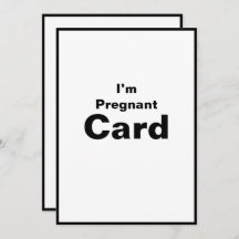 Estou grávida, grávida, bebê bebezinha