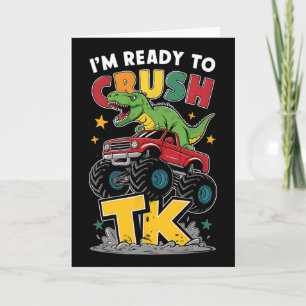 Cartão Estou Pronto Para Esmagar Tk Dinossauro Ck Para Es