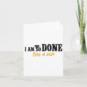 Cartão Estou Tão Pronto Cl De 2025 Mãe De Formando Engraç