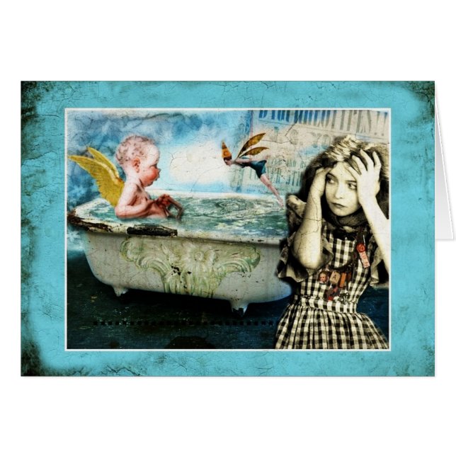 Cartão Estou Vendo Coisas? (Frente horizontal)