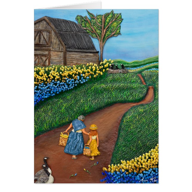 Cartão Estrada ao bordo (Frente)