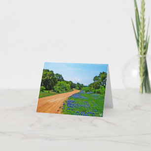 Cartão Estrada do Bluebonnet