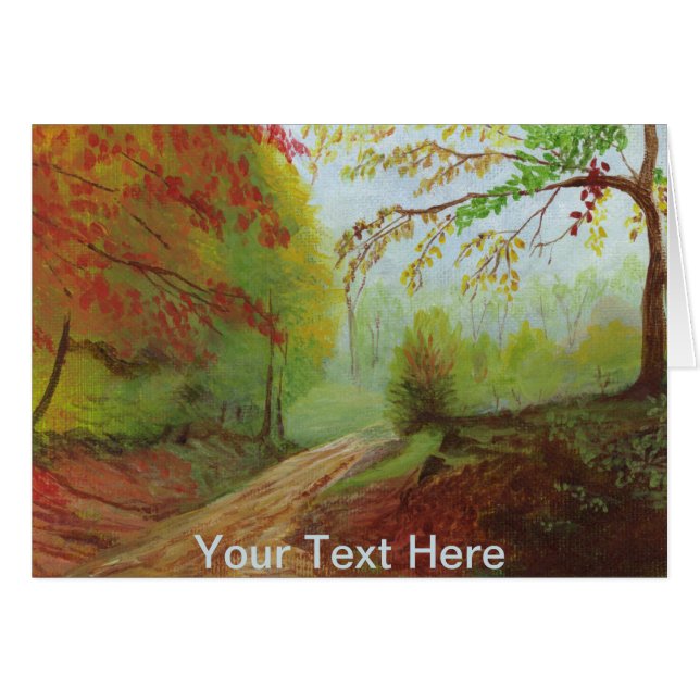 Cartão Estrada do diafragma (Frente Horizontal)