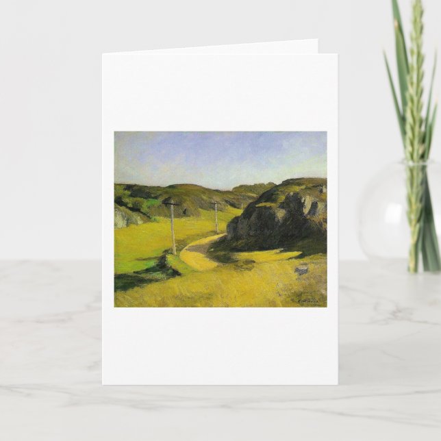 Cartão Estrada em Maine - Edward Hopper (Frente)