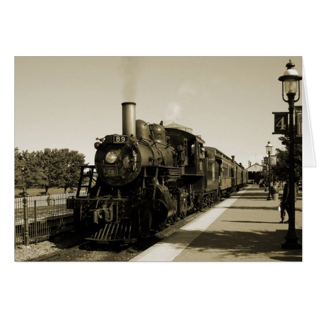 Cartão Estrada-férrea histórica (Frente Horizontal)