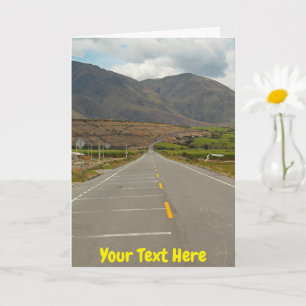 Cartão Estrada Panamericana Personalizável, Equador