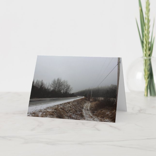 Cartão Estrada para o Abismo (Frente)