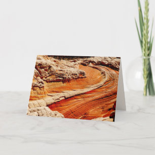 Cartão Estrada Sandstone, placa de saudação do Vazio