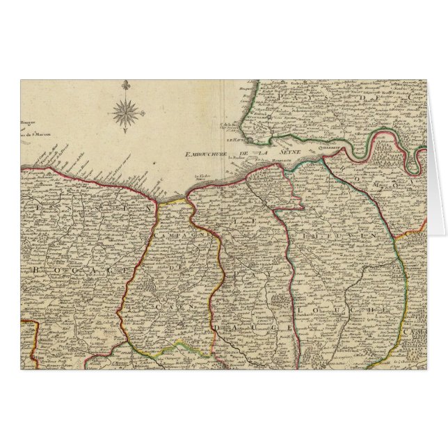 Cartão Estradas da França (Frente Horizontal)