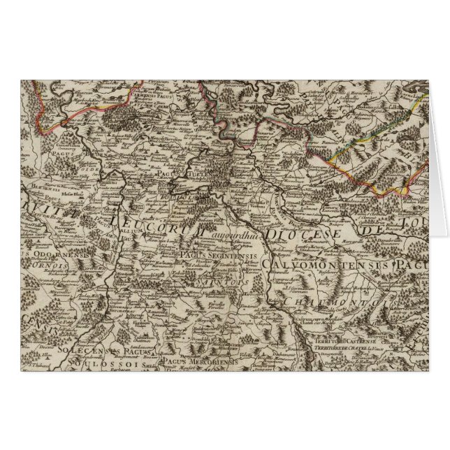 Cartão Estradas da França (Frente Horizontal)