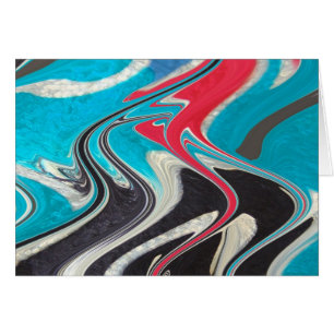 Cartão estradas de enrolamento