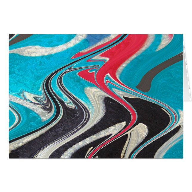 Cartão estradas de enrolamento (Frente Horizontal)