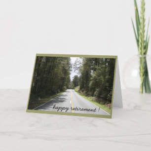 Cartão estradas longas