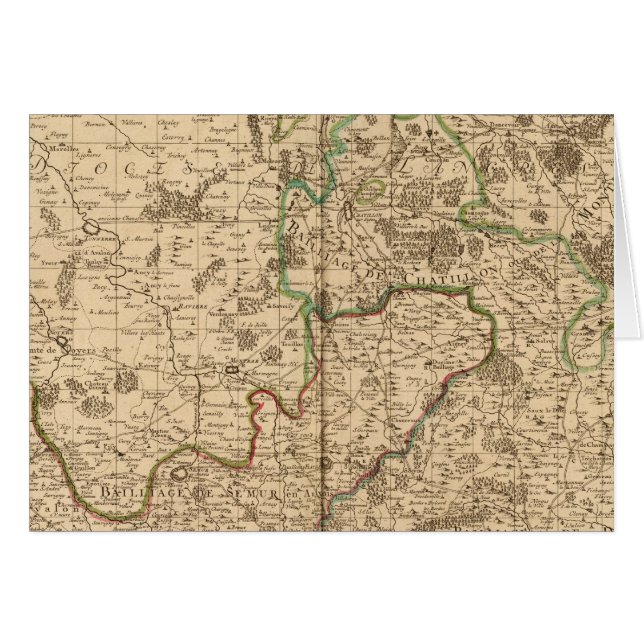 Cartão Estradas romanas e campos de batalha (Frente Horizontal)