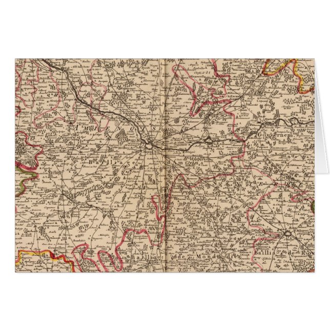 Cartão Estradas romanas e igrejas (Frente Horizontal)