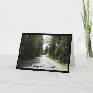 Cartão estradas viajadas