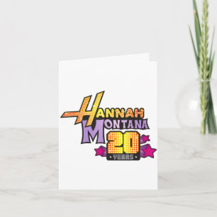 Cartão Estreia da série Hannah montana 20 anos
