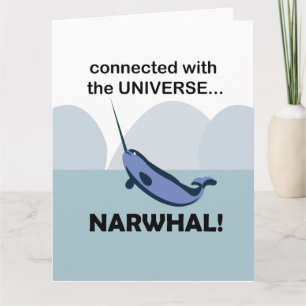 Cartão Estreita Ligada Ao Estreito Universo