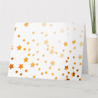 Cartão Estrela Brilhante de Festa de Natal