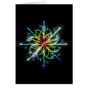 Cartão Estrela Colorida Retroativa