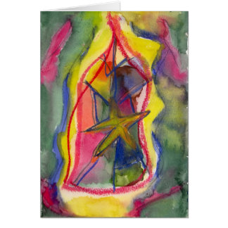 Cartão Estrela de brilho