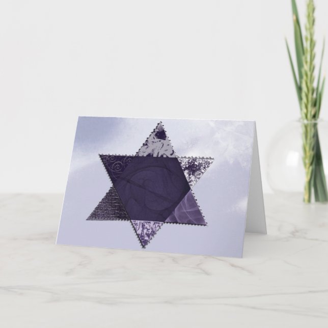 Cartão Estrela de David (Frente)