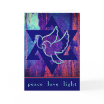 Estrela de David e da Paz Feliz Hanukkah