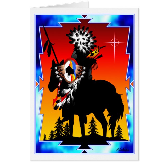 Cartão Estrela de noite (Frente)