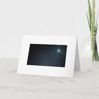 Cartão estrela do norte