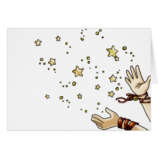 Cartão Estrela do tinir (Frente Horizontal)