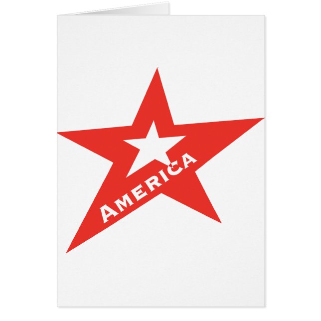 Cartão Estrela dos EUA (Frente)