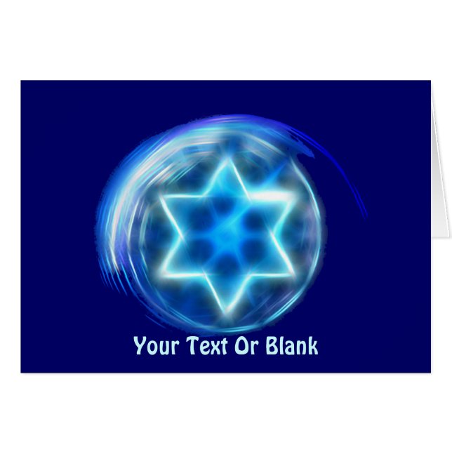 Cartão Estrela em Cima (Frente Horizontal)