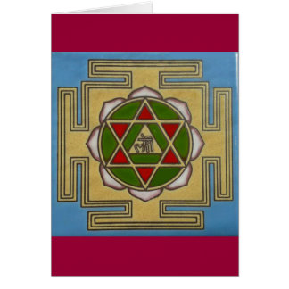 Cartão estrela merkabah