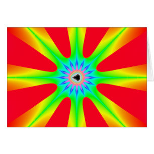 Cartão Estrela - Placa Fractal