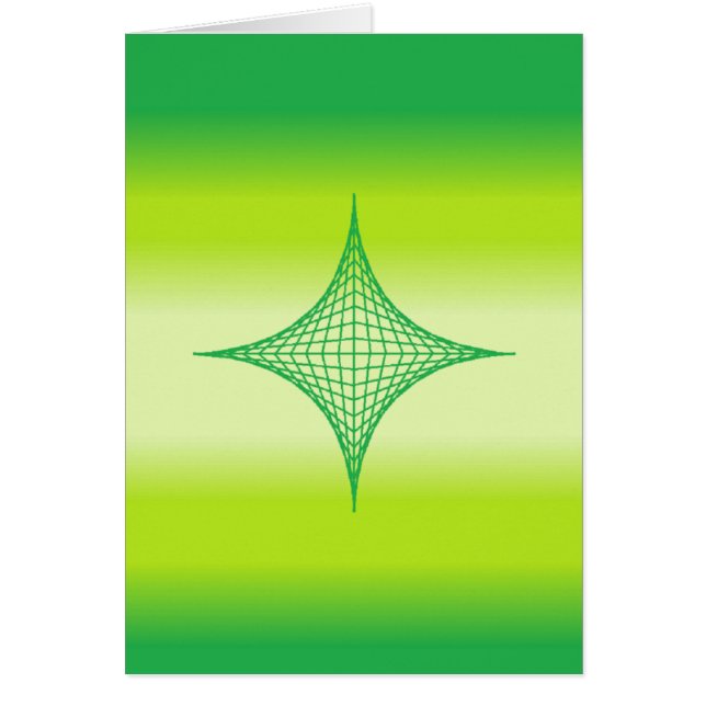 Cartão Estrela Verde (Frente)