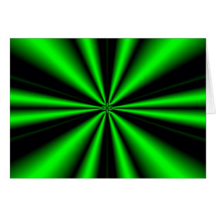 Cartão estrela verde da esperança