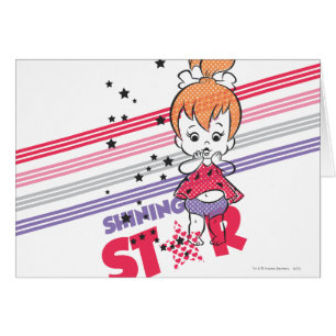 Cartão Estrelas brilhantes do PEBBLES™