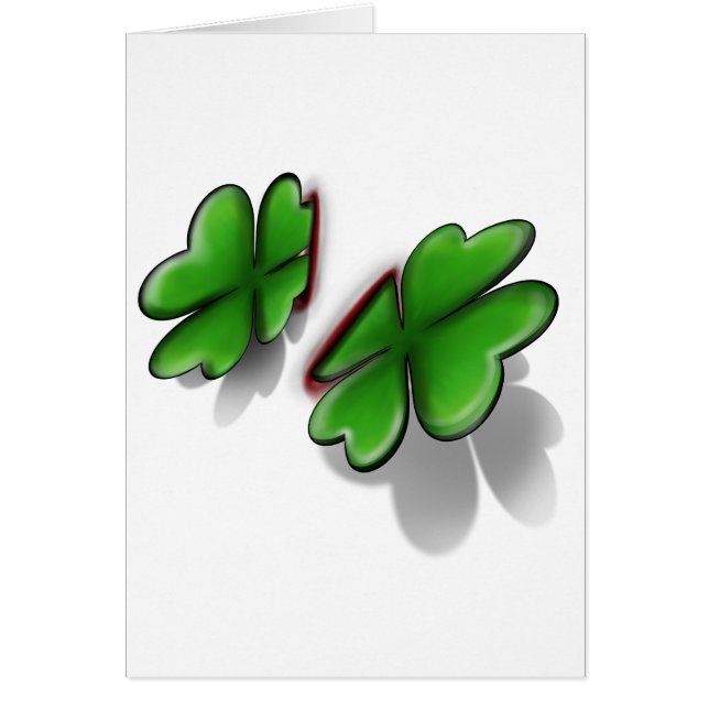 Cartão Estrelas de Ninja do Leprechaun (Frente)