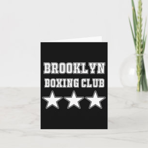 Cartão Estrelas do Brooklyn Boxing Club