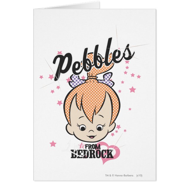 Cartão Estrelas e Corações PEBBLES™ (Frente)