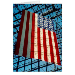 Cartão estrelas e faixas e sombras