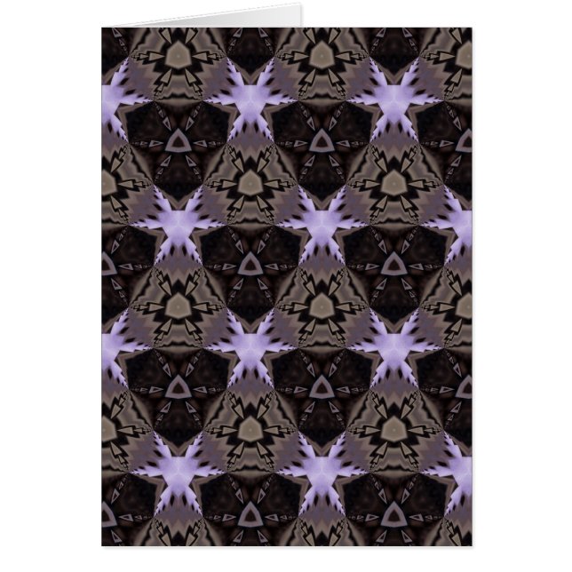 Cartão Estrelas roxas (Frente)